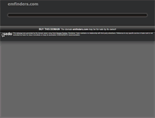 Tablet Screenshot of emfinders.com